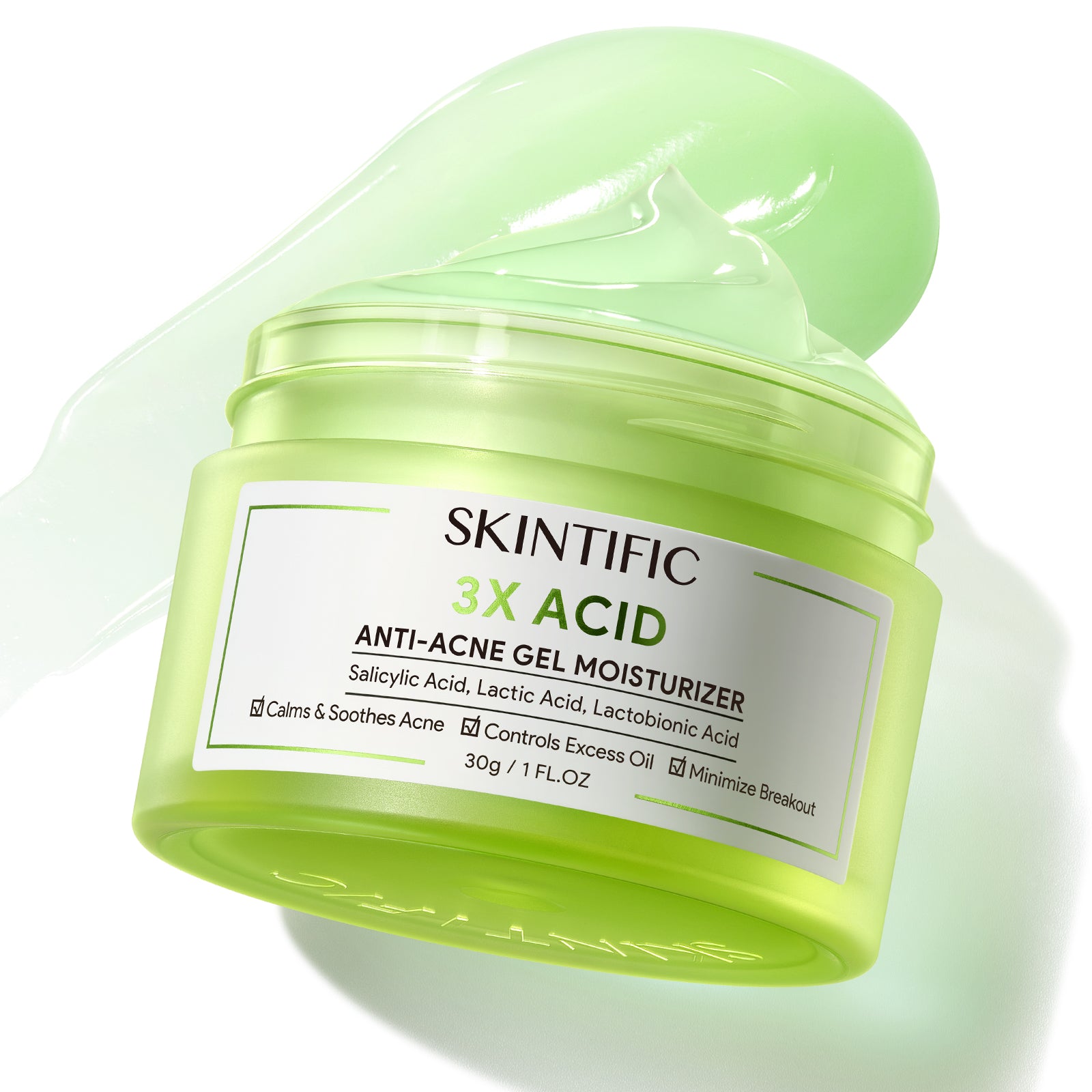 3X Acid Anti-Acne Gel for Oily Acne-Prone Skin Fast Relief Gel
