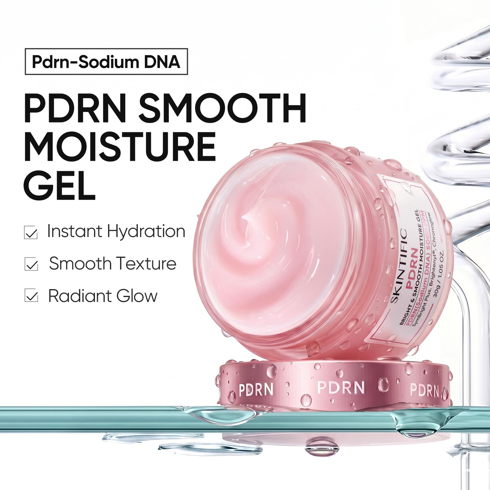 PDRN Bright & Smooth Glass Skin Set 3pcs