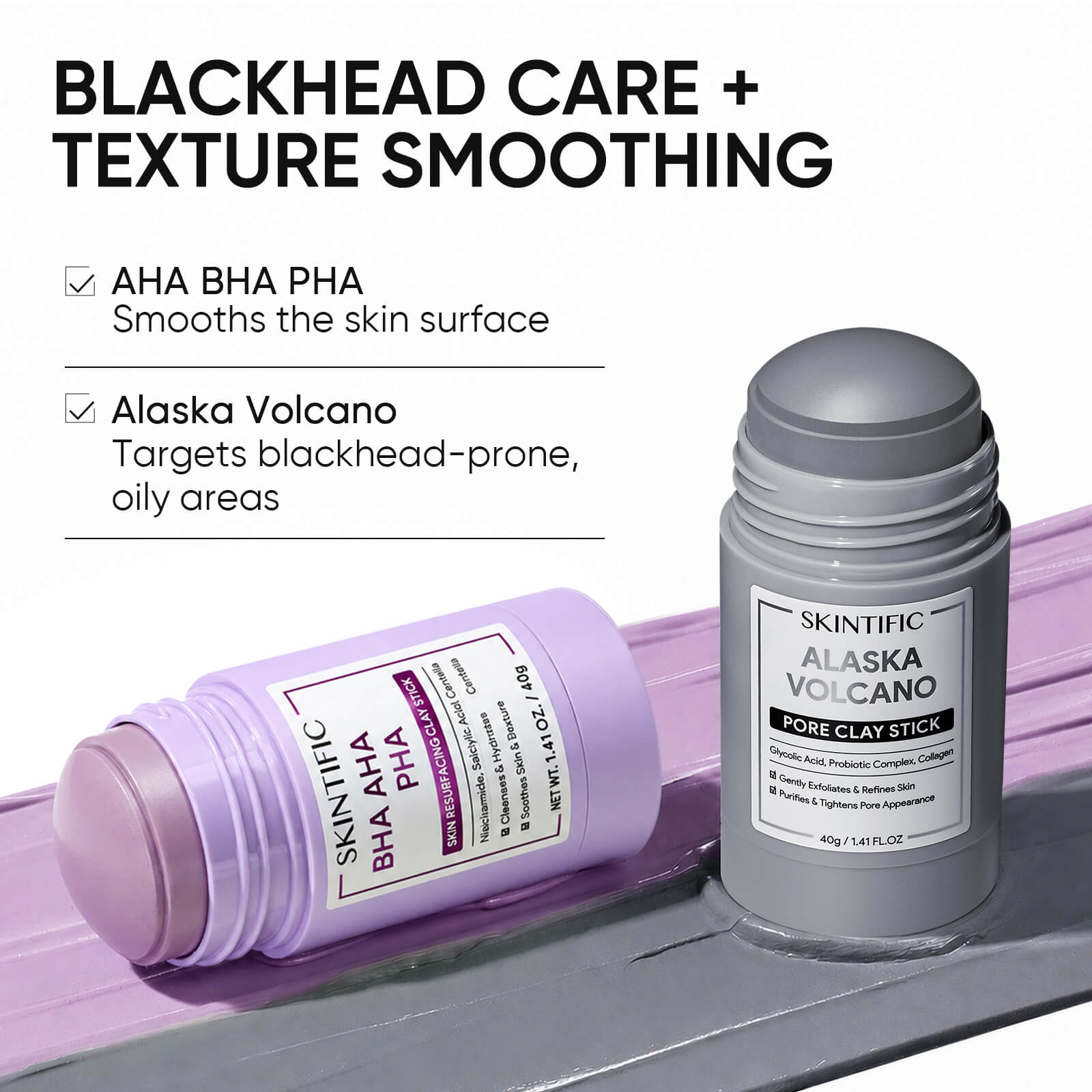 Alaska Volcano Pore Clay Stick