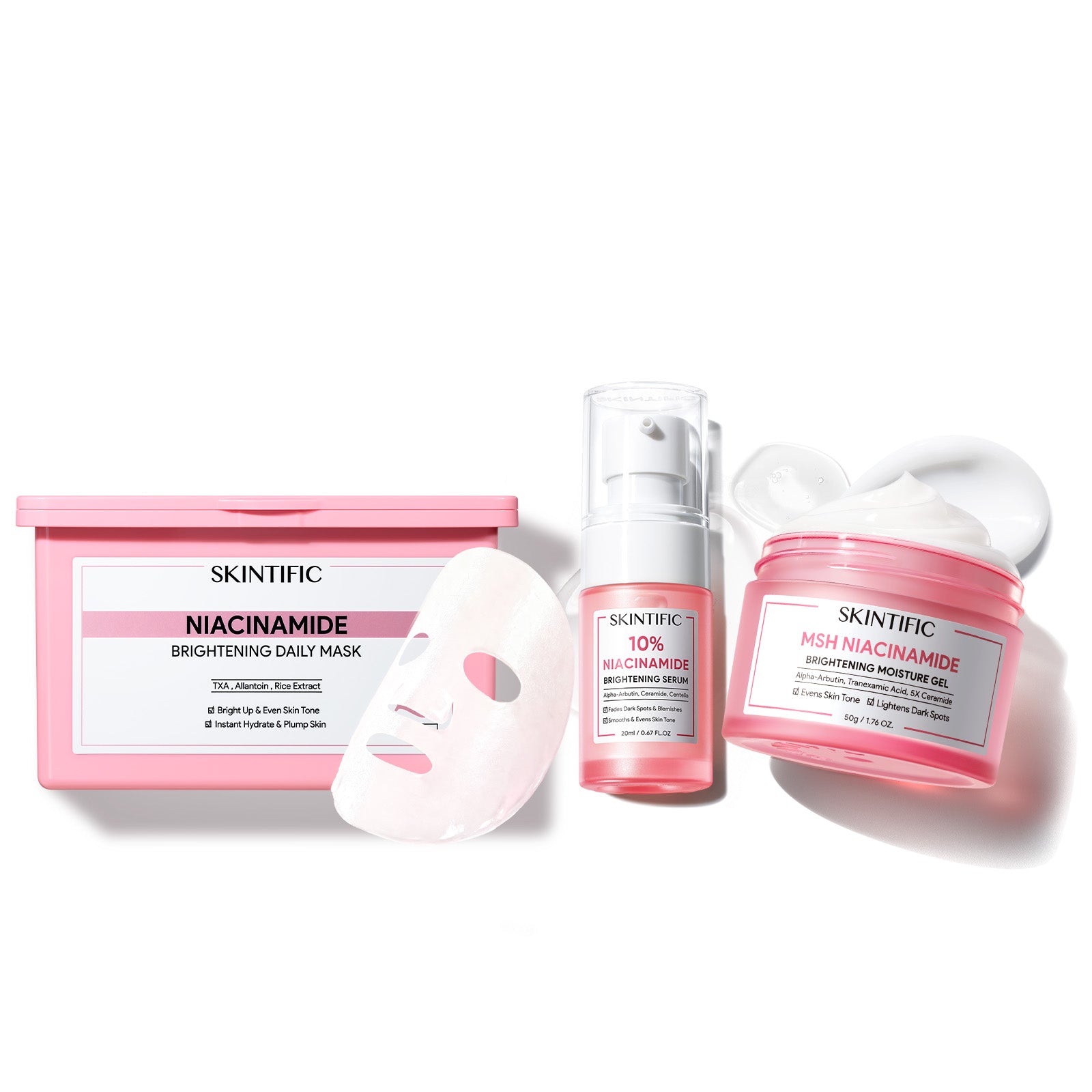 Niacinamide Glow Reset & Brightening Care Set 3pcs