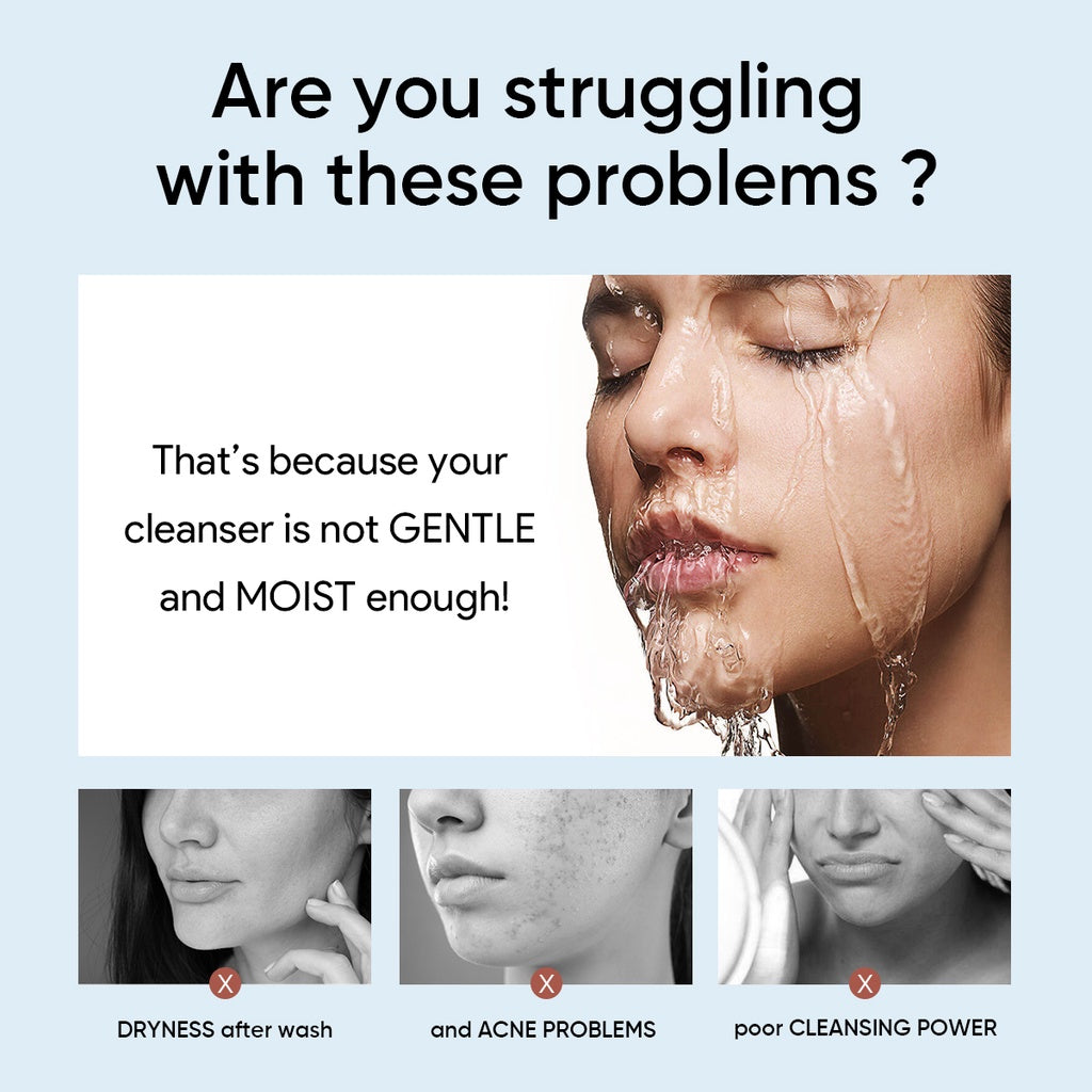 Amino Acid Ultra-Gentle Gentle Cleansing Mousse Face Cleanser
