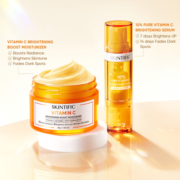 Vitamin C Brightening Serum & Moisturizer Set