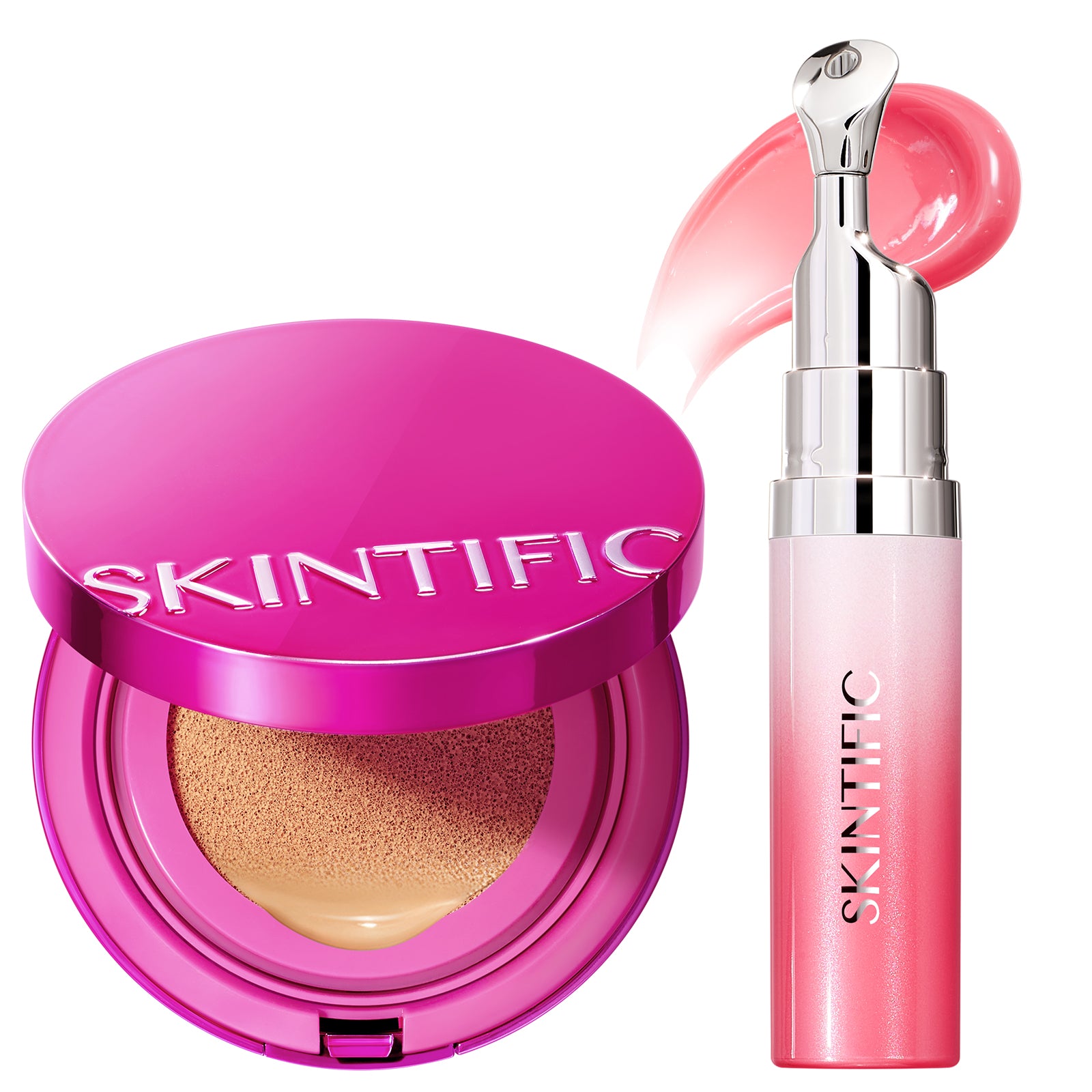 Glow Cushion & Peptide Lip Serum Set 2pcs