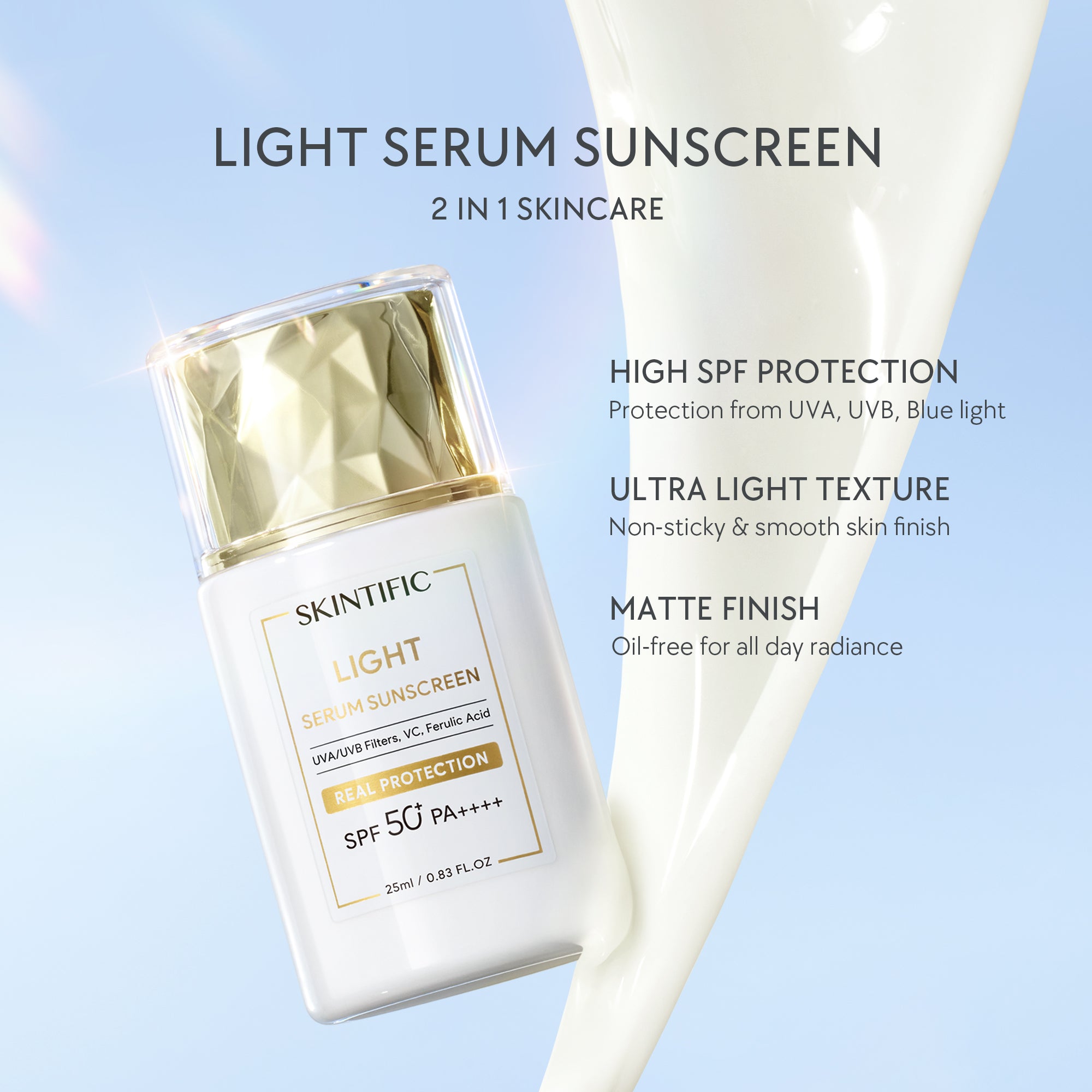 Light Serum Sunscreen SPF 50+ PA++++