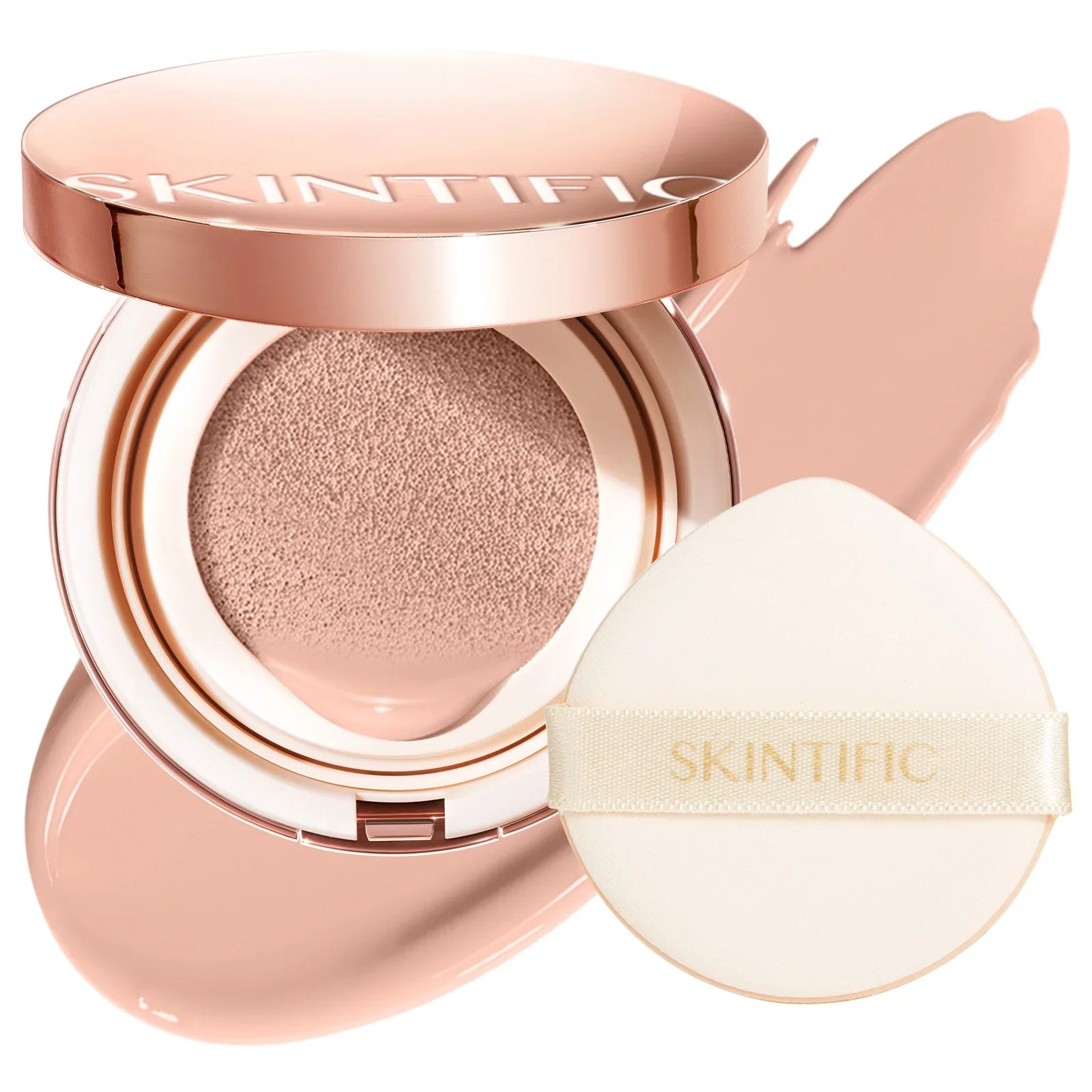 値下げ　UNICITY REAL FIT COVER CUSHION 02 SKINTIFIC Cover All Perfect Cushion 12-Hour Long-Lasting Full Coverage