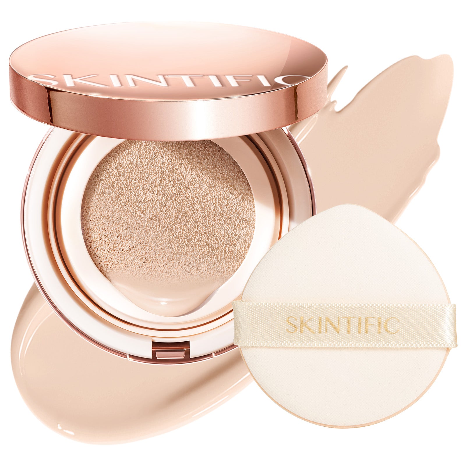 SKINTIFIC POLCASAN ポルカサン クッションファンデ SKINTIFIC Cover All Perfect Cushion 12-Hour Long-Lasting Full Coverage