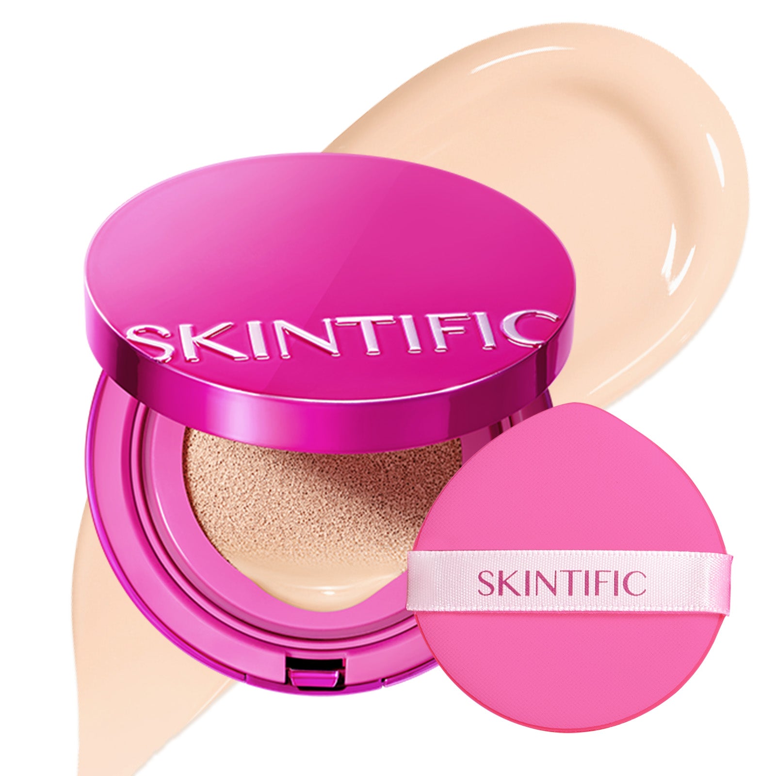 SKINTIFIC Cushion Foundation for Smooth Long Lasting Coverage
