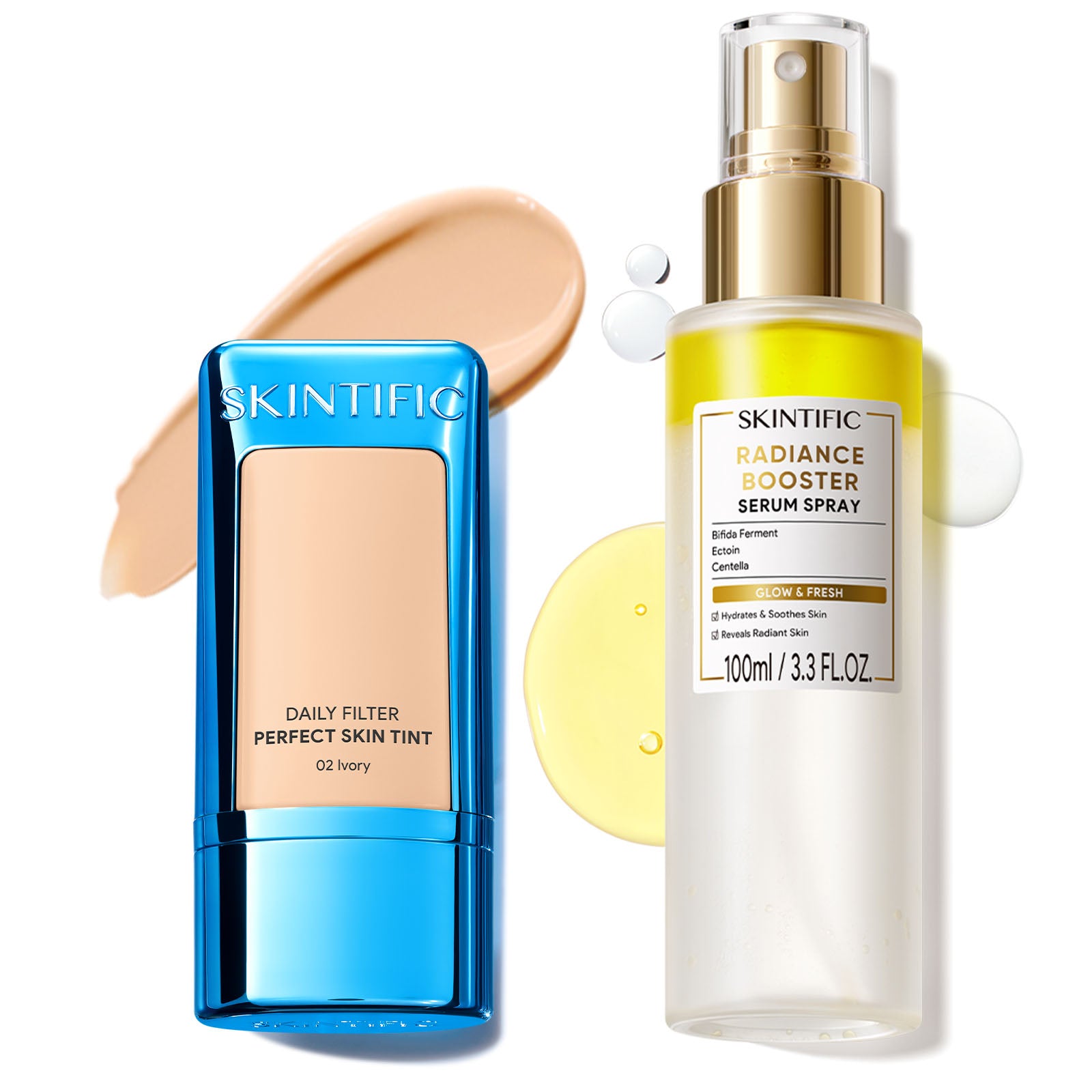 Skintific Hydrating Skin Tint and Glow Setting Spray Set