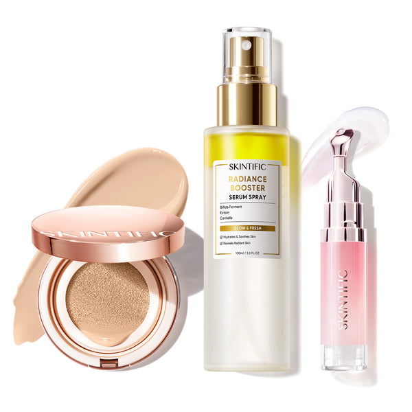 #Cushion Color_00N Natural Porcelain#Lip Serum Color_00 Clear