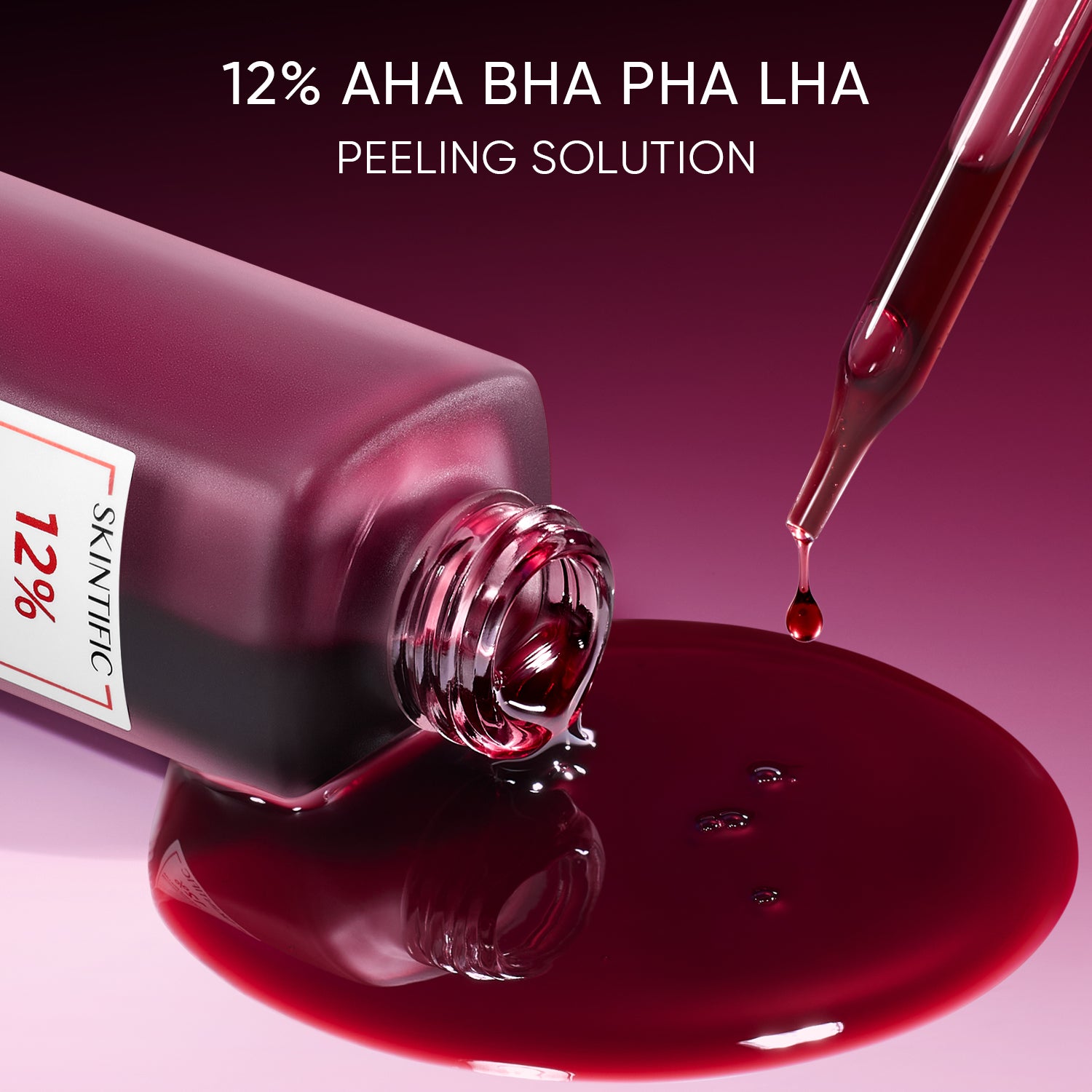 12% AHA BHA PHA LHA Peeling Solution Serum