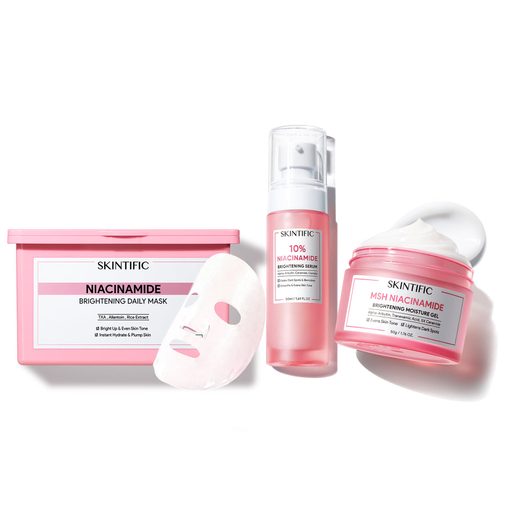Niacinamide Glow Reset & Brightening Care Set 3pcs
