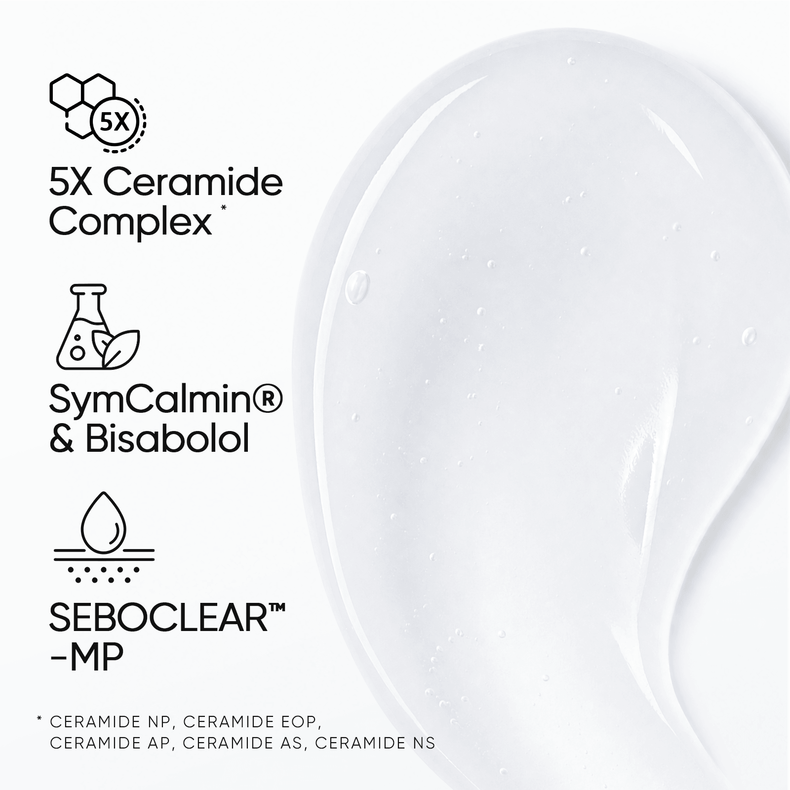 5X Ceramide Barrier Face Moisture Gel Light Texture for Oily