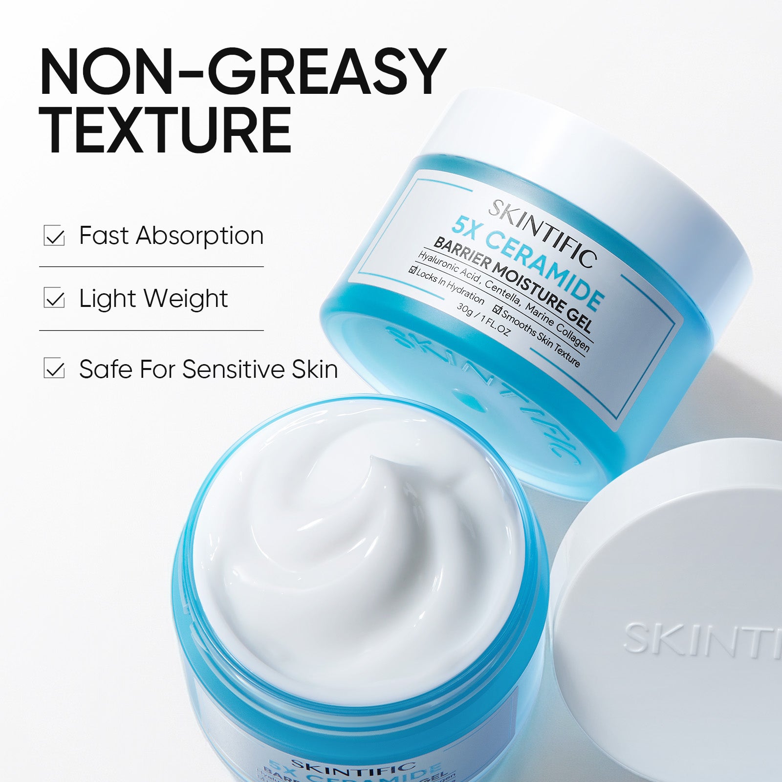 SKINTIFIC 5X Ceramide Barrier Repair Moisture Gel - Soothing&Hydrating