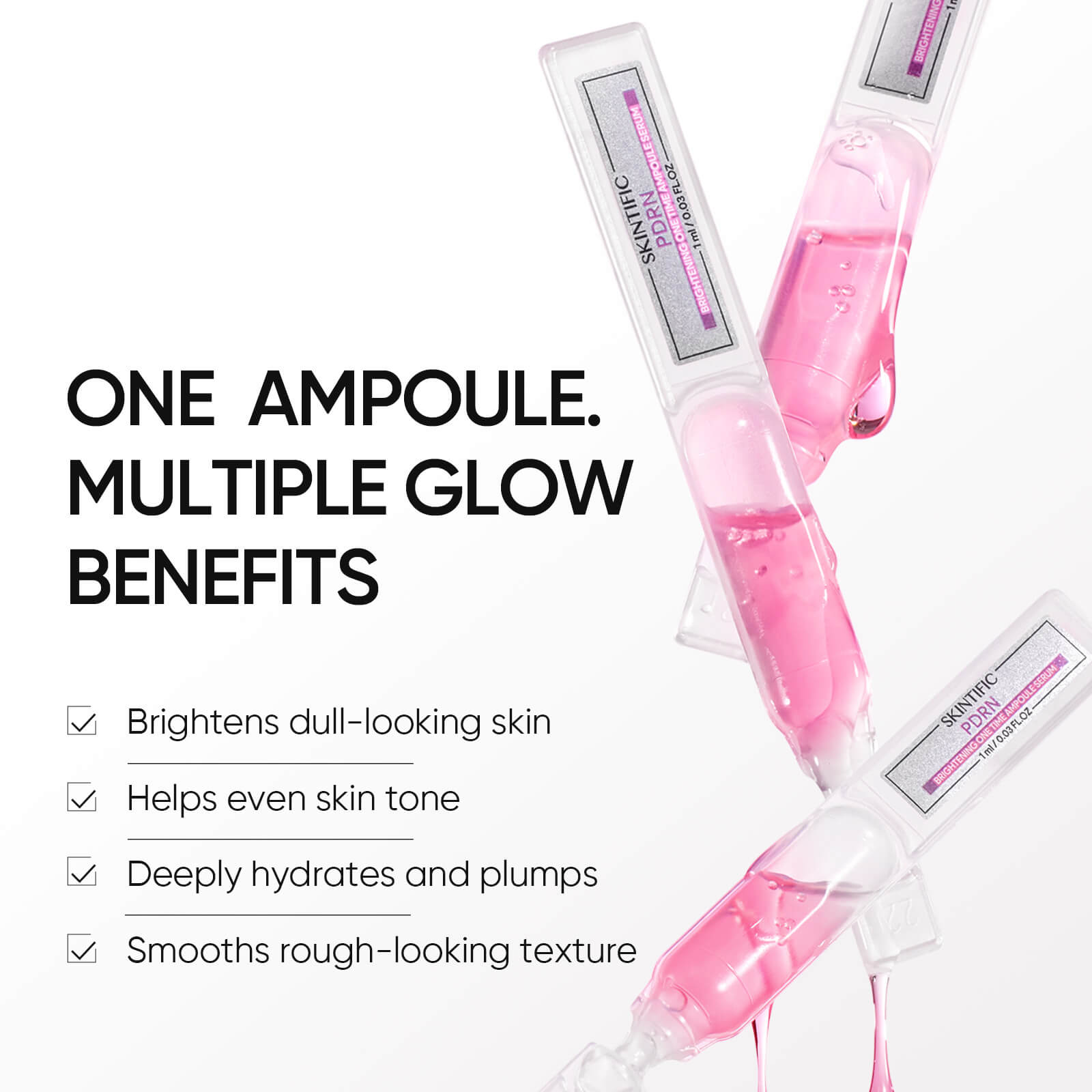 PDRN Brightening One Time Ampoule Serum 30pcs