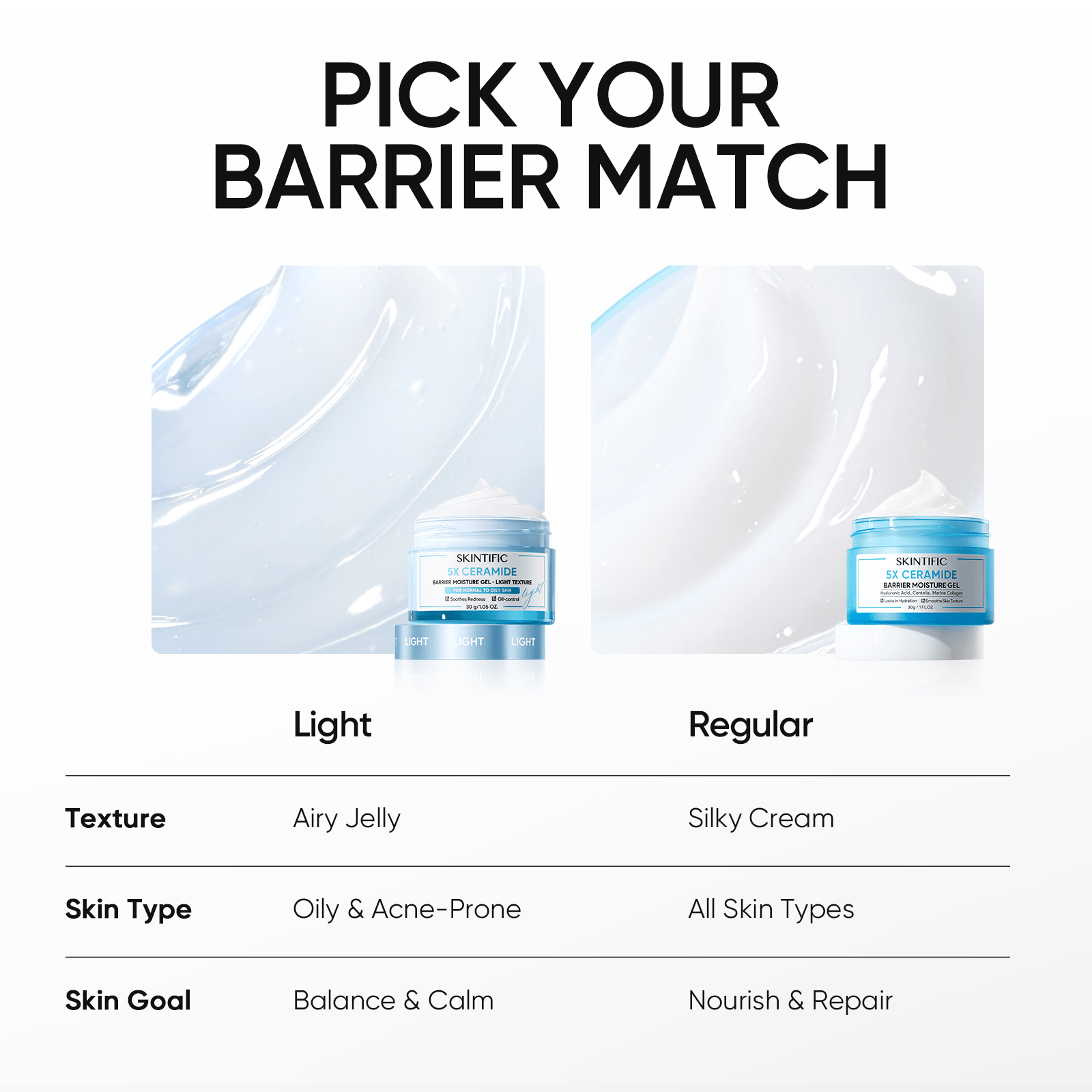 At.skin 【新品】 5X Ceramide Barrier Face Moisture Gel Light Texture for Oily