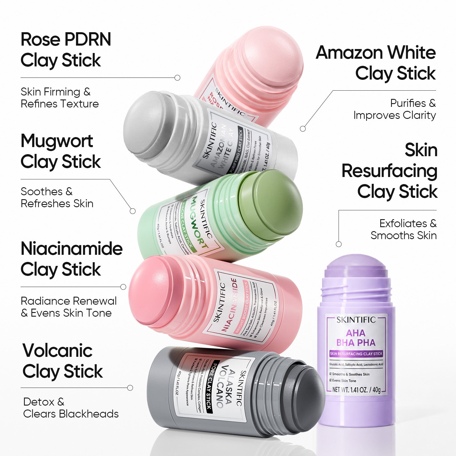 Alaska Volcano Blackhead&Pore Deep Cleansing Clay Mask Stick