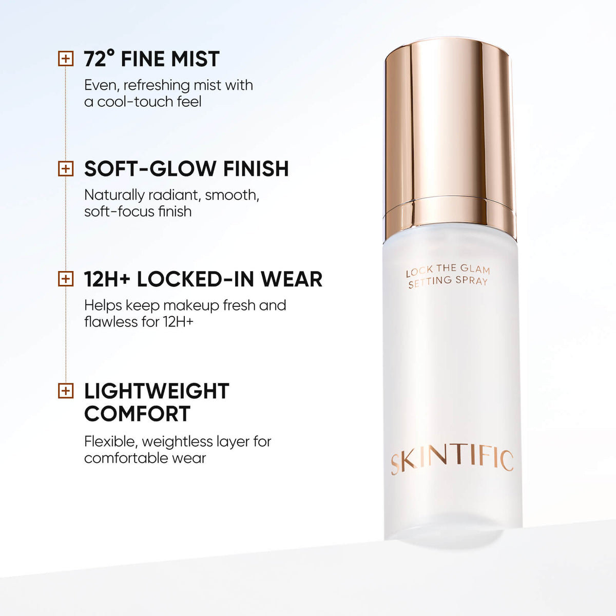 Powder Foundation & Setting Spray Makeup Set