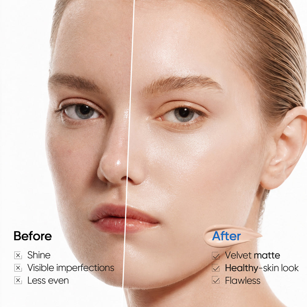 Mini Perfect Stay Velvet Matte Cushion Foundation with Chain