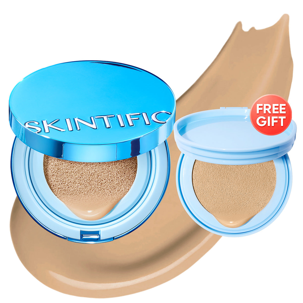 SKINTIFIC Cushion Foundation for Smooth Long Lasting Coverage