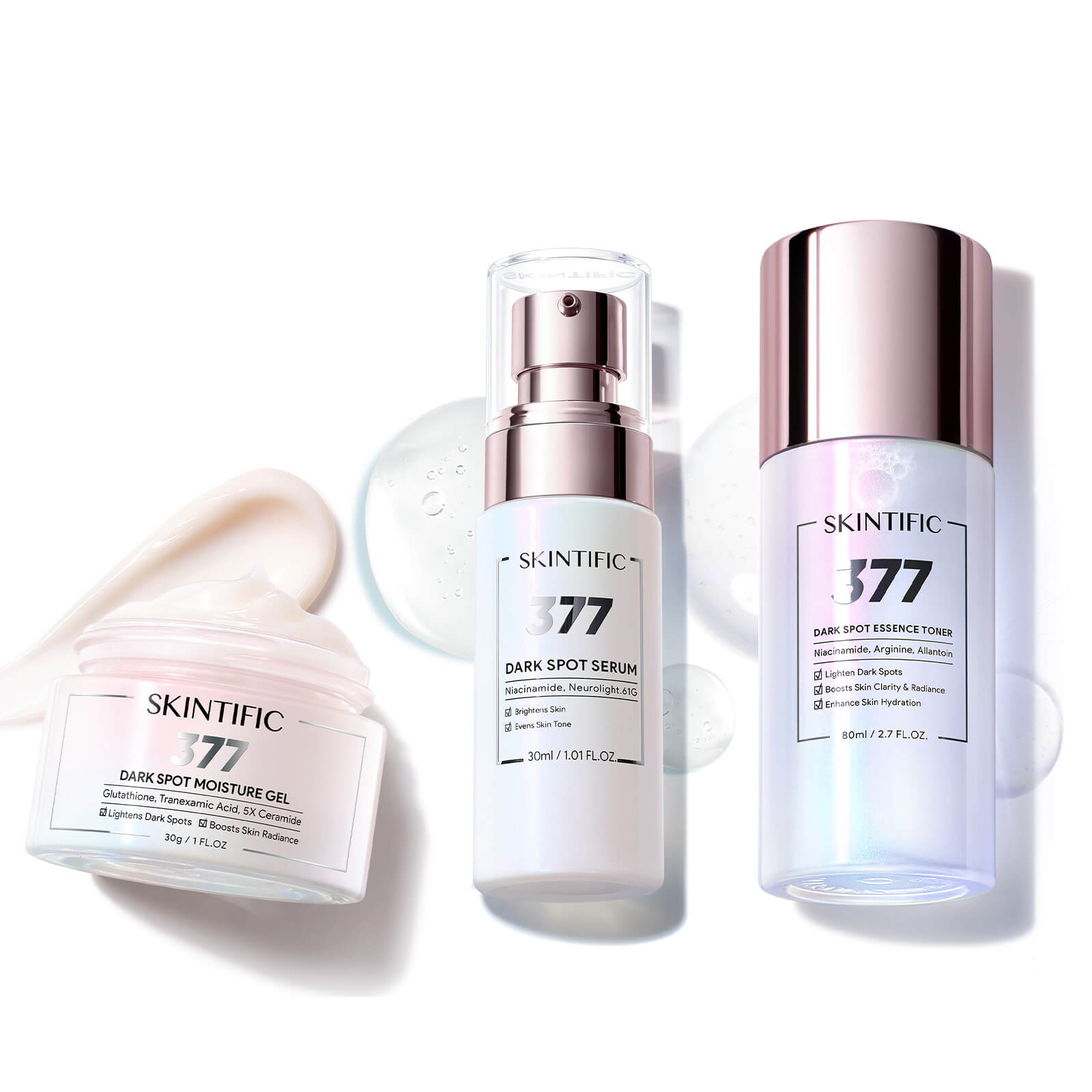 SKINTIFIC 377 Dark Spot Brightening Routine Set