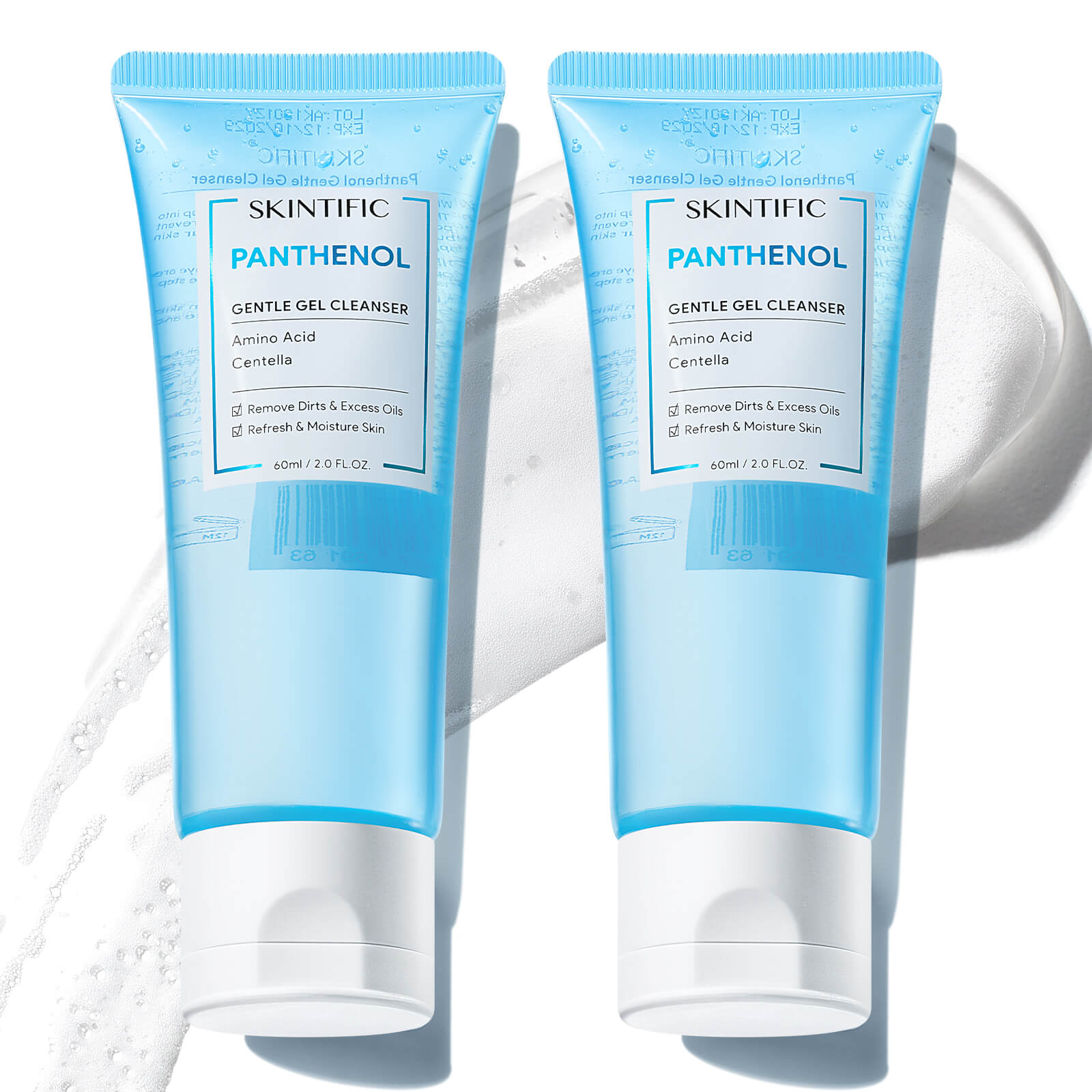 Panthenol Gentle Gel Cleanser Soothing Face Wash