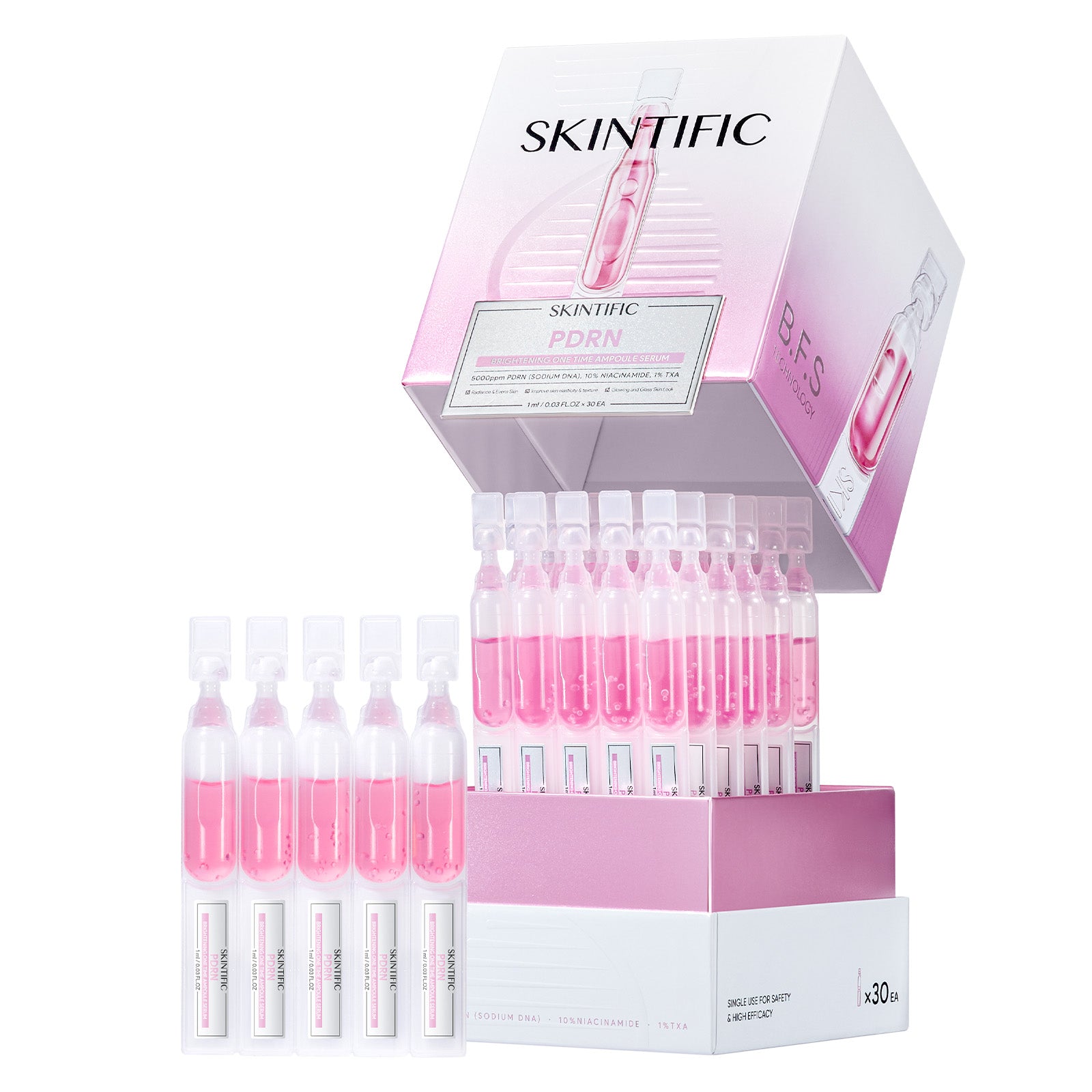 PDRN Brightening One Time Ampoule Serum 30pcs