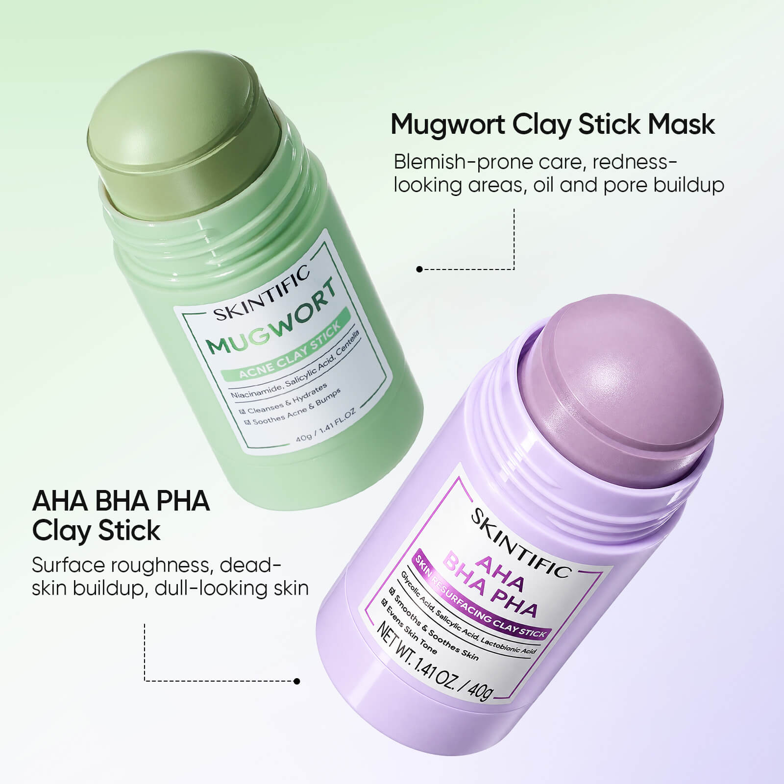 AHA BHA PHA Skin Resurfacing Clay Stick